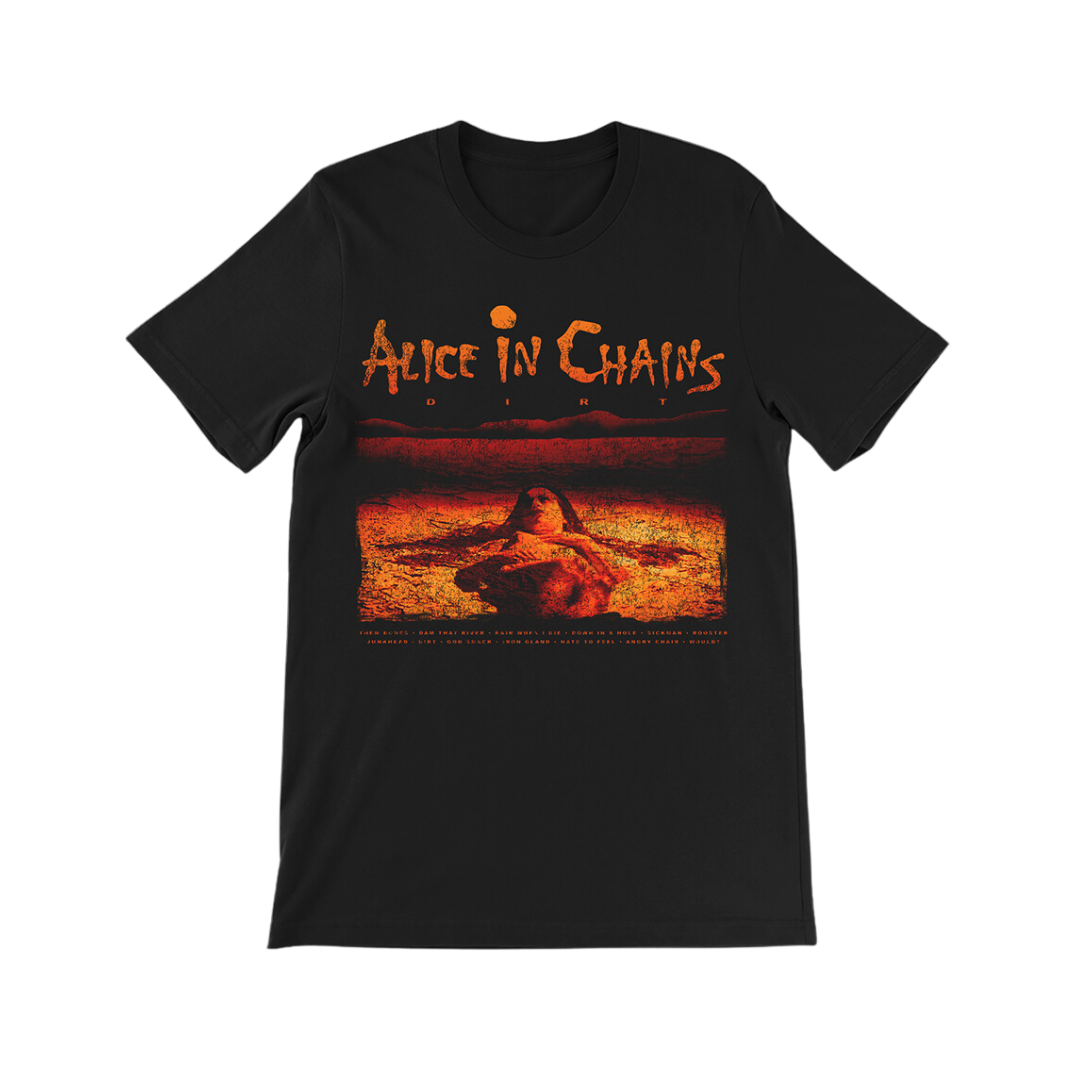 Alice in Chains Dirt album Tracklist T-shirt