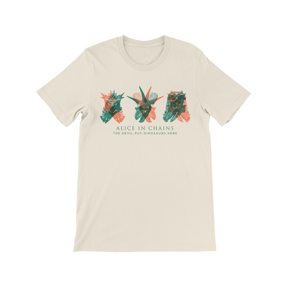 Alice In Chains - The Devil Put Dinosaurs Here Album Collage T-Shirt