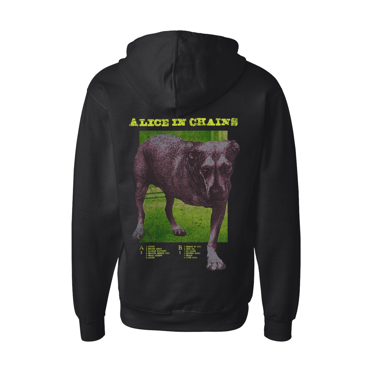 Alice In Chains - Dog Tracklist Hoodie