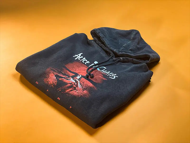 Alice In Chains 'Circle Emblem' (Rosso) Felpa con