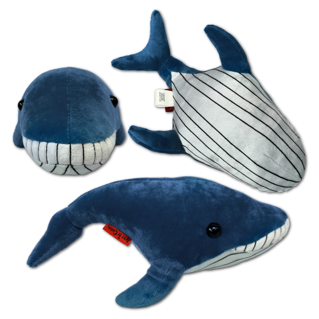 Custom Whale & Wasp Collectible Plushie Set