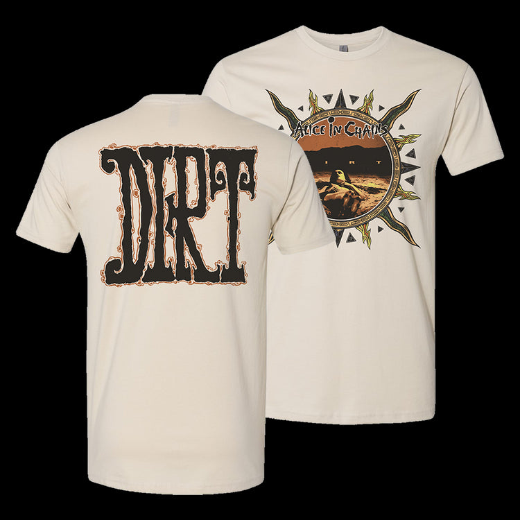 Alice in Chains Vintage Sun Logo T Shirt Alice In Chains